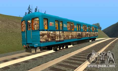 Un Histórico Vagón De Metro para GTA San Andreas