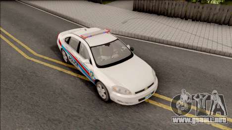 Chevrolet Impala Las Venturas Police Department para GTA San Andreas