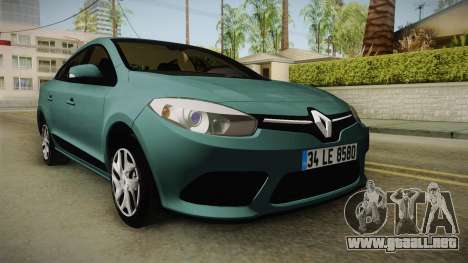 Renault Fluence Joy para GTA San Andreas