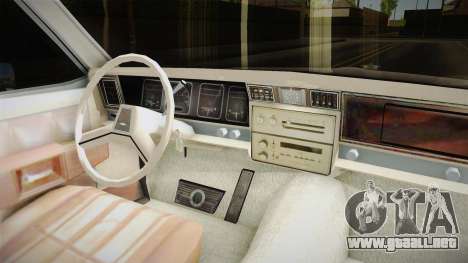 Chevrolet Caprice 1986 para GTA San Andreas