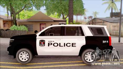 Chevrolet Tahoe 2015 Area Police Department para GTA San Andreas