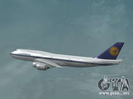 Lufthansa 747-8i Retro Librea para GTA San Andreas