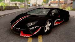 Lamborghini Aventador Shark New Edition Black para GTA San Andreas