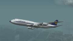 Lufthansa 747-8i Retro Librea para GTA San Andreas