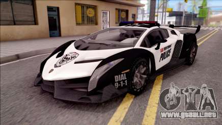 Lamborghini Veneno Police Las Venturas para GTA San Andreas