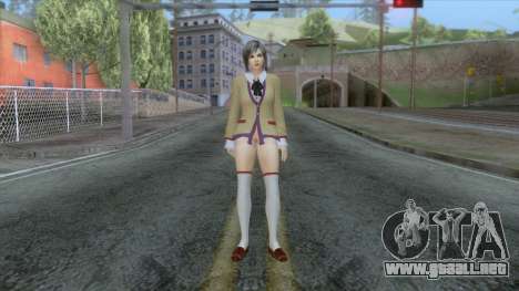 Kokoro Hot Schoolgirl Skin para GTA San Andreas