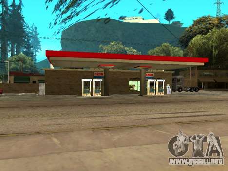 Exxon Gas Station para GTA San Andreas