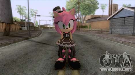 Sonic Runners - Amy Rose Gothic para GTA San Andreas