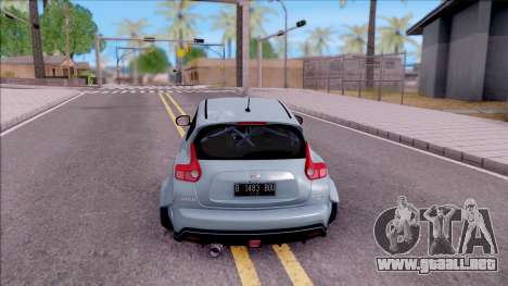 Nissan Juke Nismo RS 2014 Rocket BOUNNY Custom para GTA San Andreas