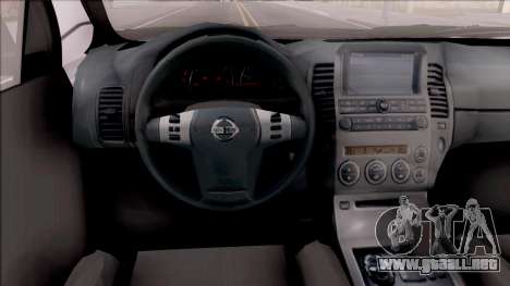 Nissan X-Trail Guardia Civil Spanish para GTA San Andreas
