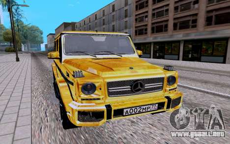 Mercedes-Benz G65 AMG para GTA San Andreas