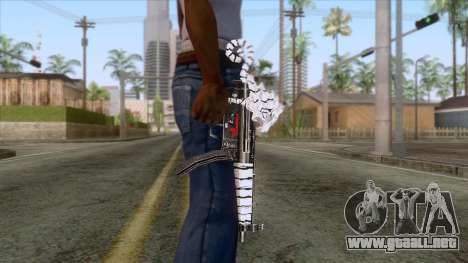 MP5 Tiger Skin para GTA San Andreas
