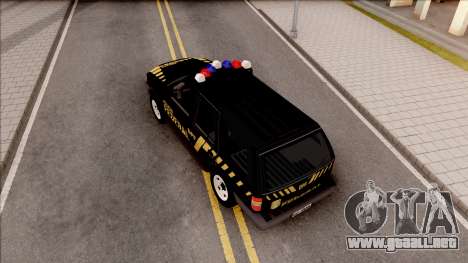 Chevrolet Blazer Federal Police of Brazil para GTA San Andreas