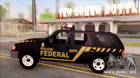 Chevrolet Blazer Federal Police of Brazil para GTA San Andreas