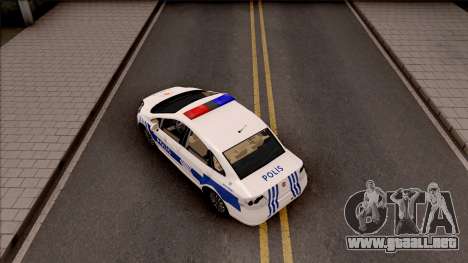 Fiat Linea Turkish Police para GTA San Andreas