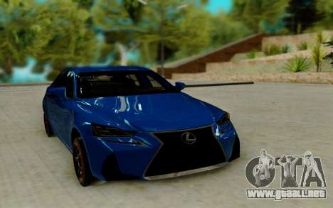 Lexus IS F Sport para GTA San Andreas