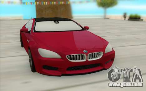 BMW M6 2013 para GTA San Andreas