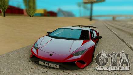 Lamborghini Huracan rojo para GTA San Andreas