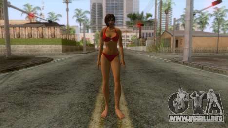 Sexy Beach Girl Skin 6 para GTA San Andreas