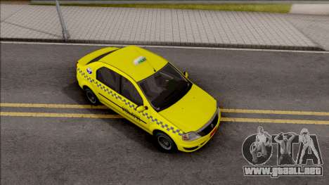 Renault Logan Taxi para GTA San Andreas