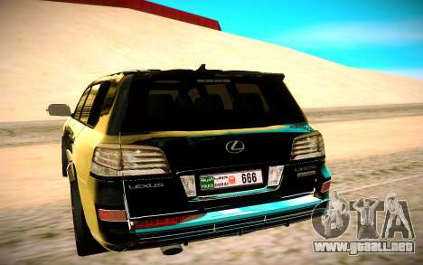 Lexus LX570 para GTA San Andreas