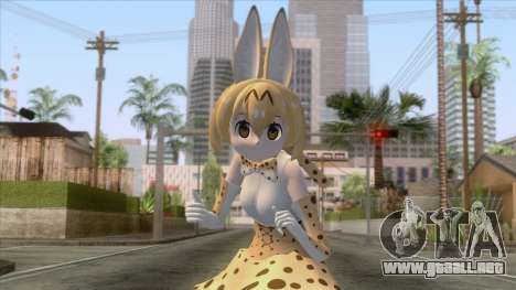 Kemono Friends - Serval Chan para GTA San Andreas