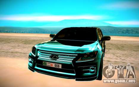 Lexus LX570 para GTA San Andreas