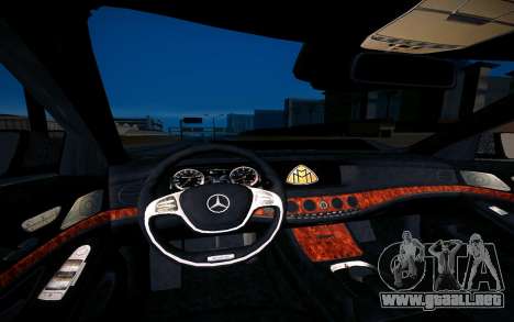 Mercedes-Benz S600 X222 para GTA San Andreas