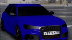 Audi RS6 turquesa para GTA San Andreas