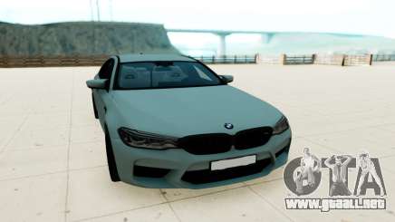 BMW M5 F90 silver para GTA San Andreas
