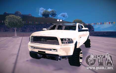 Dodge Ram 2500 2012 para GTA San Andreas