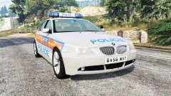 BMW 525d (E60) Metropolitan Police [replace] para GTA 5