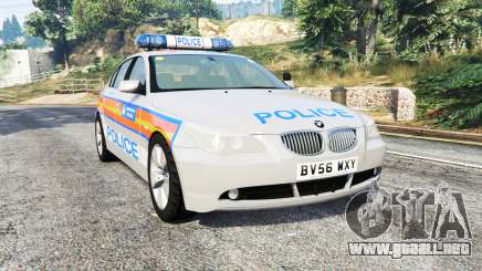 BMW 525d (E60) Metropolitan Police [replace] para GTA 5