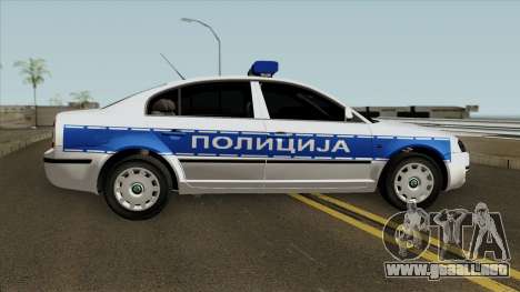 Skoda SuperB Policija Republike Srpske para GTA San Andreas