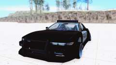 Nissan Silvia S13 negro para GTA San Andreas