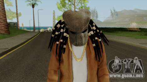 Predator Mask From Mortal Kombat X para GTA San Andreas