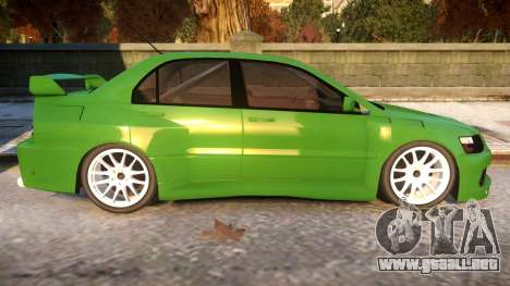 Mitsubishi Lancer Evolution VIII MR NFS Edition para GTA 4