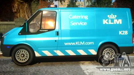 Ford Transit Catering Service KLM para GTA 4
