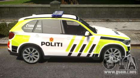 BMW X5 Norwegian Police para GTA 4