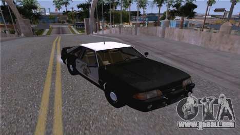 Ford Mustang SSP 1993 para GTA San Andreas