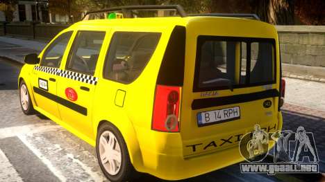 Dacia Logan MCV Taxi para GTA 4