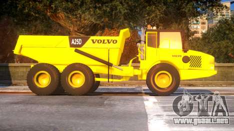 Volvo A25D Articulated Dumper v3.0 para GTA 4