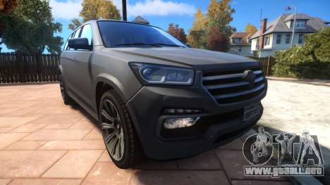 Benefactor XLS para GTA 4