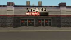 El WEAZEL News edificio para GTA San Andreas