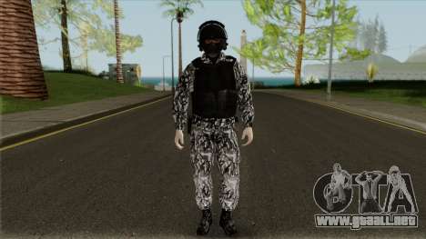 El empleado de SOBR para GTA San Andreas