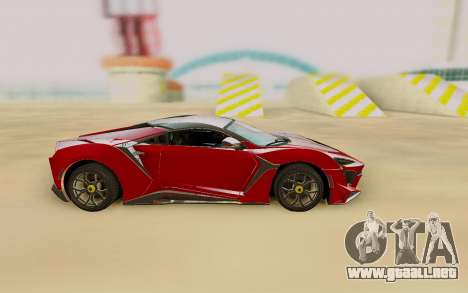 W Motors Fenyr SuperSport para GTA San Andreas