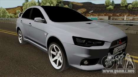 Mitsubishi Lancer Evolution X Light Tuning para GTA San Andreas