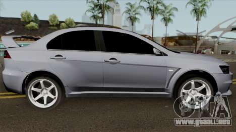 Mitsubishi Lancer Evolution X Light Tuning para GTA San Andreas