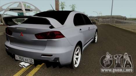 Mitsubishi Lancer Evolution X Light Tuning para GTA San Andreas