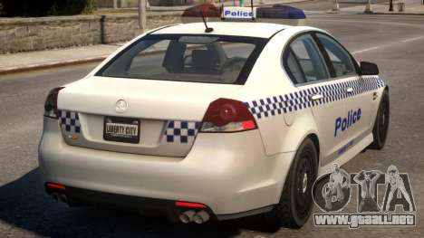 Holden Commodore Police para GTA 4